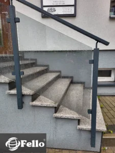 Sklenené zábradlie na schody
